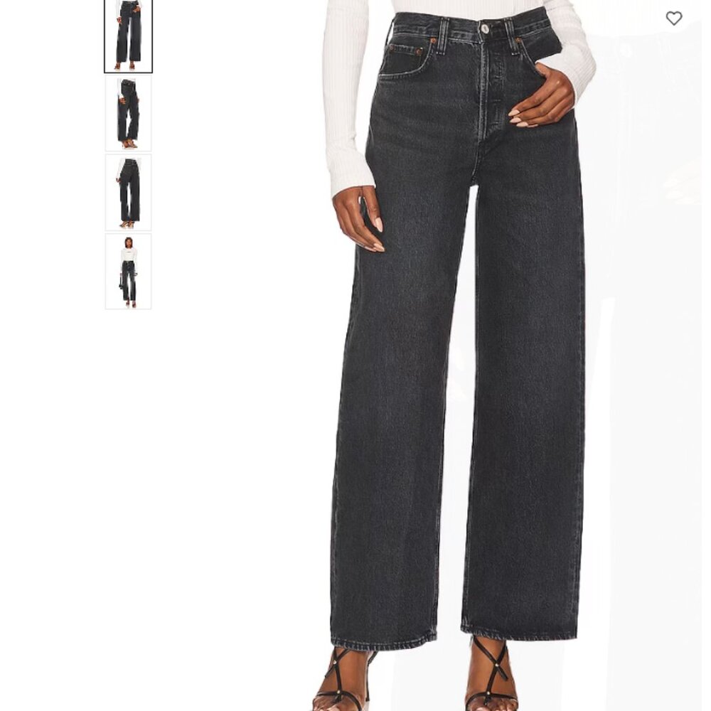 Agolde Low Rise Baggy Jeans in Paradox Size 25